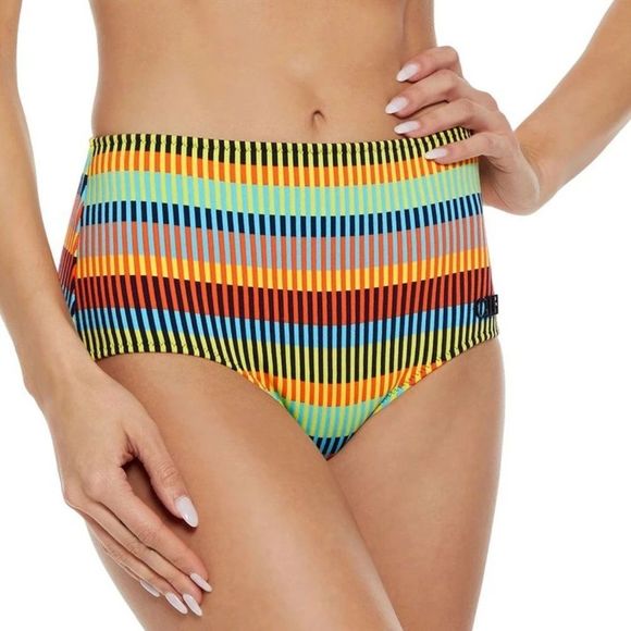 Solid & Striped Ginger Technicolor Bikini Bottom Size Small
